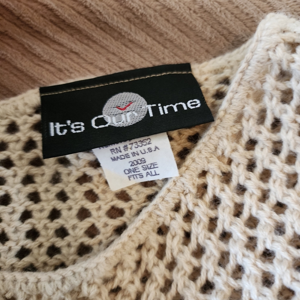 Crochet Fringe Poncho - Picture 5 of 7
